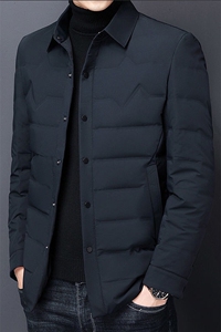 90%白鸭绒男士羽绒服衬衫冬季轻薄外套2022 星座1512-1-2803-P170图片