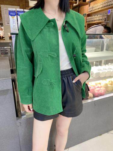 【现货】2021秋季新品韩版牛角扣款，其它，蓝典