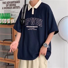 夏季潮男士短袖t恤男潮流上衣情侣半袖体恤POLO衫T5554P30图片