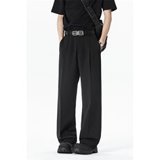 新款男士冰丝休闲裤直筒简洁长裤男士小西裤，男装西裤，星座1107-1