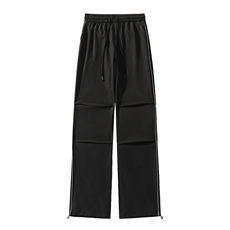 特批P35无差价夏凉感冰丝反光条伞兵裤男日系大码休闲拖地裤K1344，男装休闲裤，电商A082