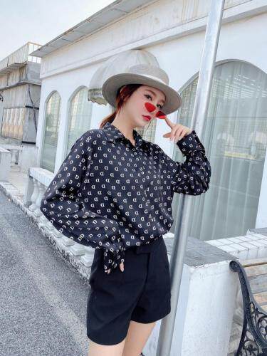 真丝料衬衫，女装衬衫，橙色恋人