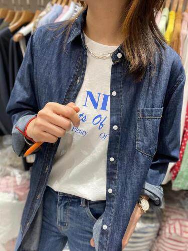 【现货】春季新款韩版牛仔衬衫，女装衬衫，惠声惠色