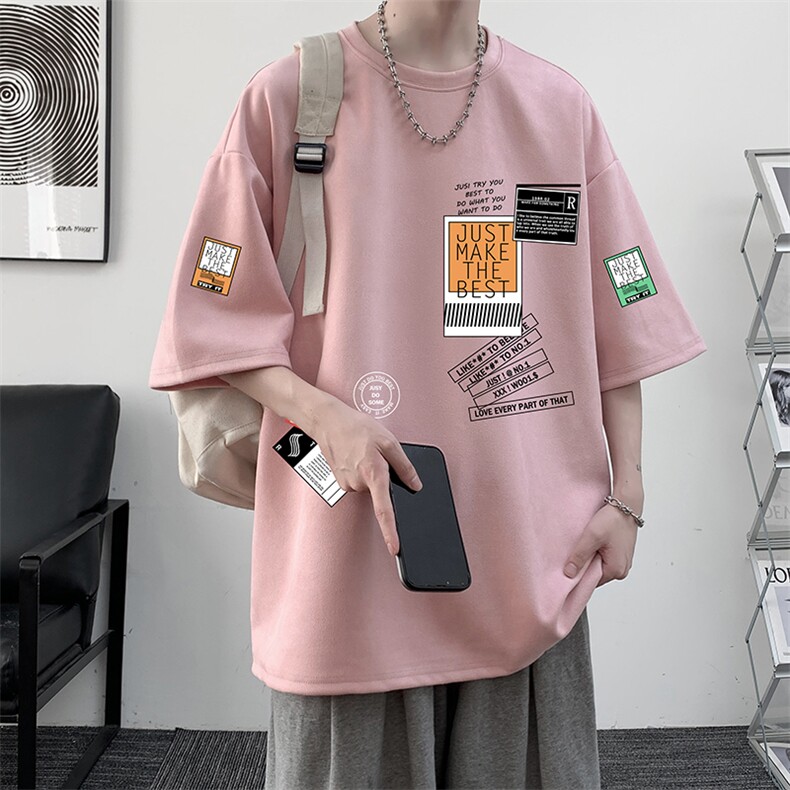麂皮绒短袖t恤男大码半袖男JD82121-P25,男装T恤,电商A040