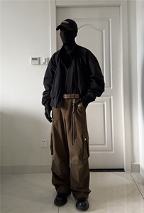 JK15-特P65 现货主推 美式高街立领棒球飞行夹克短款外套男图片