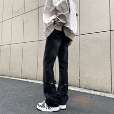 美式ins高街vibe重工艺水洗复古黄泥牛仔裤货号K2316P55，男装牛仔裤，电商A063