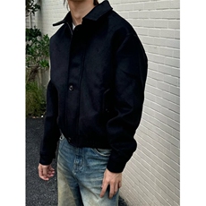 春秋ing垫肩夹克男装短款解构黑色拉链翻领外套J3110，男装夹克，星座1116A（原606A-3）