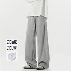 B258-K9928加绒P45控98抖音品质卫裤65%棉35%聚酯纤维，男装休闲裤，电商B258