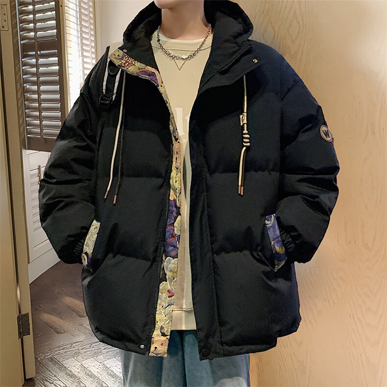 XZ102B-1潮风外套男女同款新款棉衣XZ102B-1-M6632P125图片