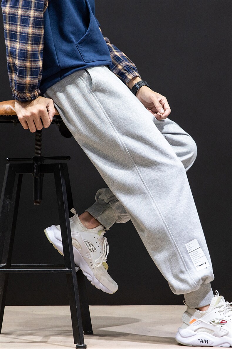 K12045-P40束脚纯运动裤男士休闲裤大码宽松卫裤男马切达,男装休闲裤,电商A040A