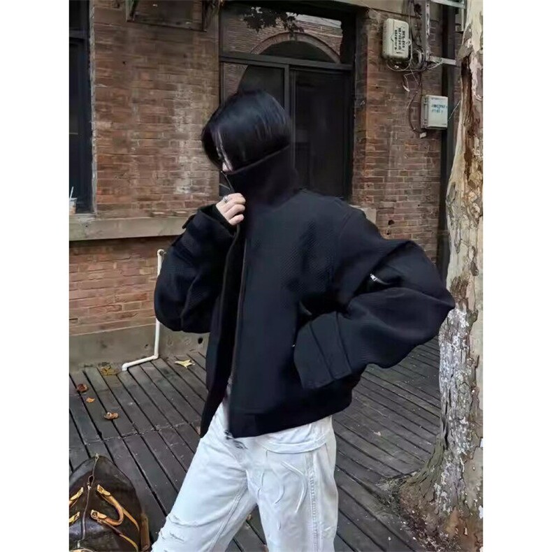 （现货）多形态弯刀绑带蜂窝棉服夹克棉衣,男装夹克,星座807