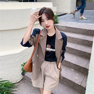 【现货】高品质假两件西服602-P155-K218