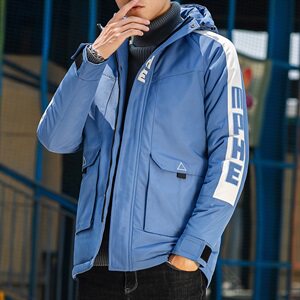 男士休闲连帽加厚保暖棉衣外套棉服棉袄冬季防寒开衫男装M991P75图片