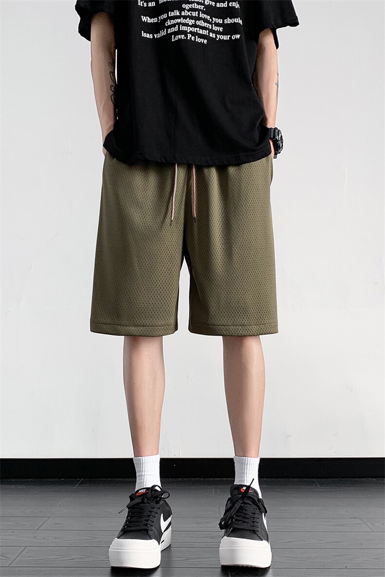 8XL-M特大码短裤男宽松运动裤夏季休闲裤户外冰丝五分裤DK1530P25,男装牛仔裤,电商D206-1