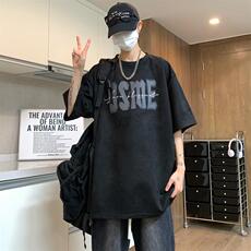 男士同品质220克麂皮绒短袖T恤TT03，男装T恤，星座1611B