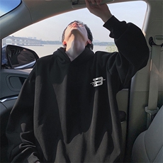 抖音得物供货可提供视频秋冬重磅美式宽松连帽卫衣WKD17，男装卫衣，电商A486