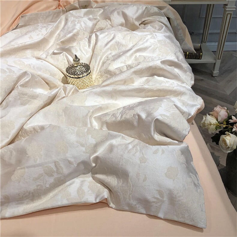 特价金太阳贡缎提花全棉四件套,女装床品套件,一起卖家纺