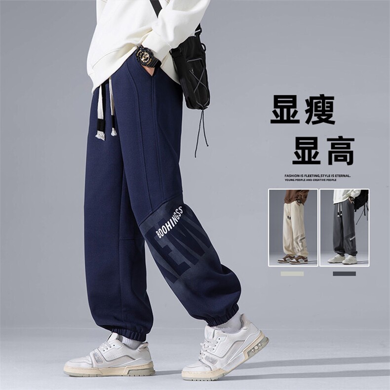 2025 秋季新款 灰墙大码美式菠萝格印花卫裤M-5X HK24768-特P30图片