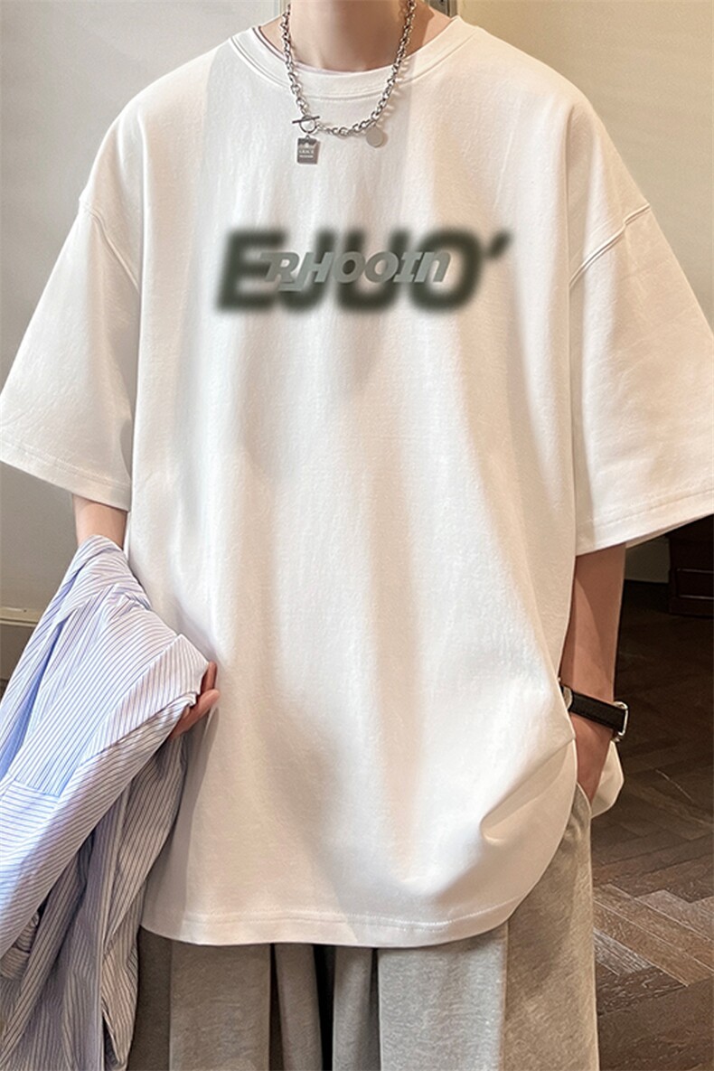 230g重磅纯!夏季短袖t恤男半袖男NT120-P25,男装T恤,电商B367
