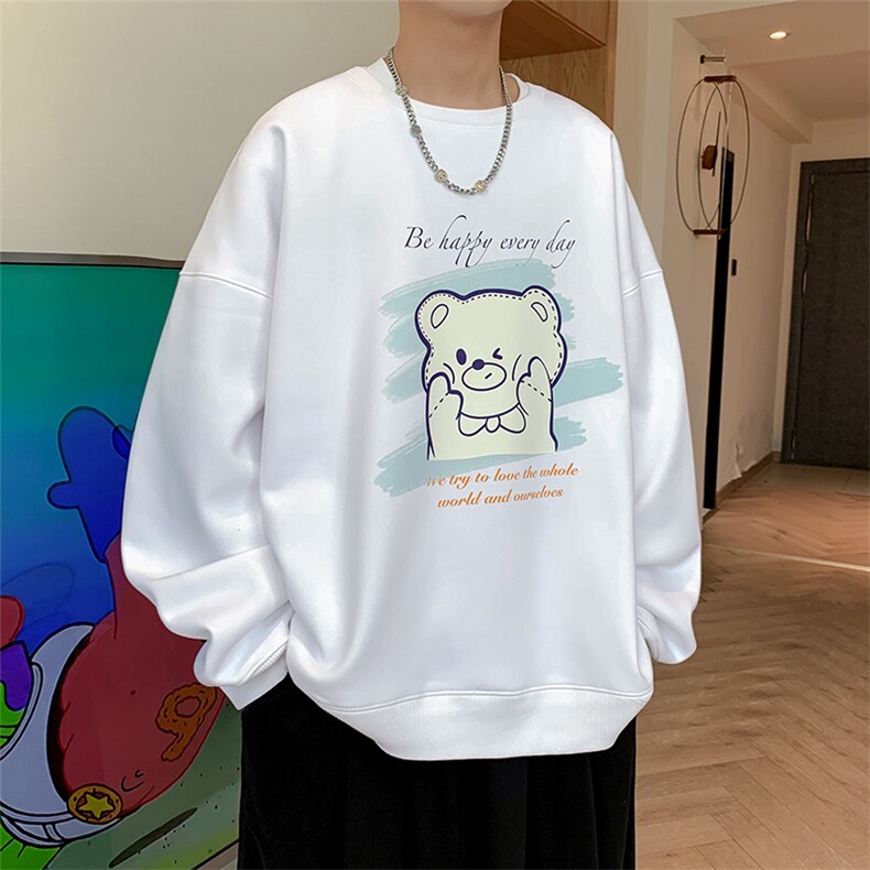 2024秋340克抖音品质印花圆领卫衣宽松50棉216-2-WY95-P40,男装卫衣,星座716-1