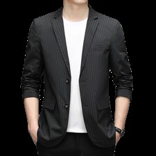西服男薄款中年休闲西装外套男单西上衣便西2023春秋季新款，男装西服，电商B212（原钱塘6029）