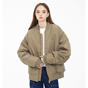 现货 3色欧美街头酷炫棒球服飞行服夹克棉服外套图片