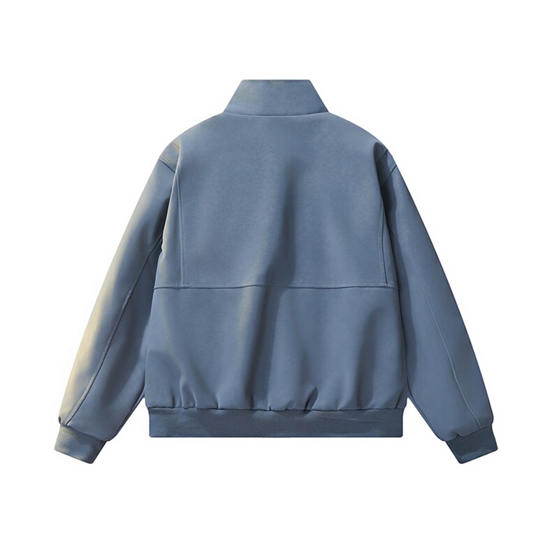数据新款美式复古棒球领休闲美拉德水洗皮衣夹克JK2581P78,男装皮衣,电商A128