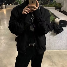 韩系麂皮绒vibe男潮牌高级感夹克外套HW22P70，男装夹克，星座1116-2