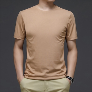 AD21666钱塘2020-3夏季男士纯色莫代尔棉短袖T恤P38图片