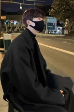 英伦风韩系中长款毛呢大衣男秋冬过膝风衣外套星座812-F627-P128，男装风衣，星座812