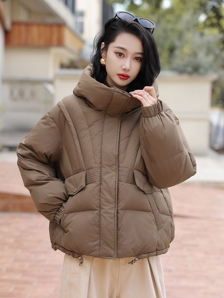 YGYL2024冬季新款现货韩版时尚连帽90绒羽绒服,女装羽绒服,阳光伊恋