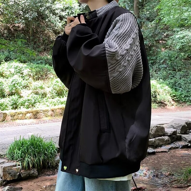 青春流行男双层拼色夹克外套JK901P65,男装夹克,星座1116-2