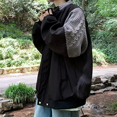 青春流行男双层拼色夹克外套JK901P65，男装夹克，星座1116-2