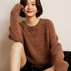羊绒衫女加厚亲肤山羊绒毛衣内搭针织衫打底衫，女装羊绒衫，五色羊羊绒