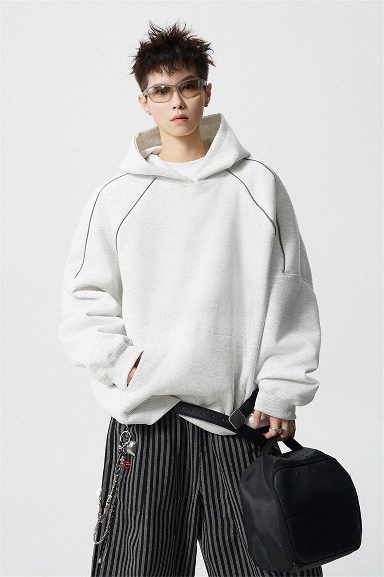 可二开反光条大码M-5XL卫衣男面料:50%棉50%涤纶WY78123特P53控88,男装卫衣,星座227-7