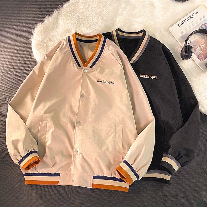 新款上市潮牌男女春季上衣宽松休闲夹克外套CYJK2126-P45,男装夹克,电商A128