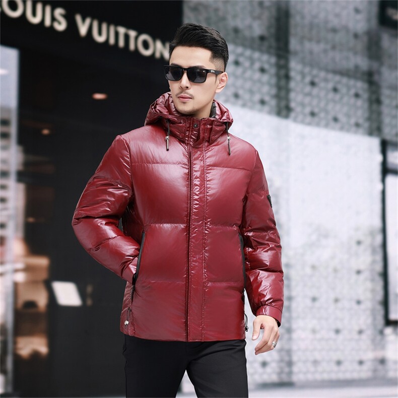 继续新标90绒防水黑金羽绒服外套男士秋冬青年拆卸帽羽绒服,男装羽绒服,钱塘723