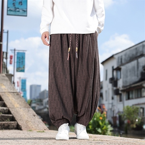 2025秋冬风 灯芯绒复古灯笼裤宽松束脚 超大码M-9XL 2538-P65图片