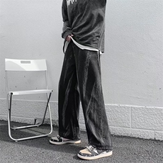 牛仔裤男秋冬直筒宽松阔腿休闲长裤K417P35，男装牛仔裤，星座1116-2
