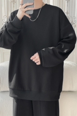S5022/特P30春装新款高个性套头卫衣男潮流宽松百搭长袖T恤外套，男装T恤，电商A141