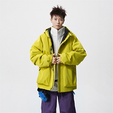 现货5W件冬季三防美式boxy解构连帽雪山冲锋衣棉衣男女棉服厚外套，男装夹克，电商A486