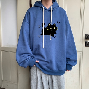 连帽卫衣男大码胖子帽衫大号运动服WY2440-P35图片