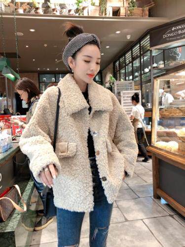 安哥拉皮毛一体外套，女装，一杭