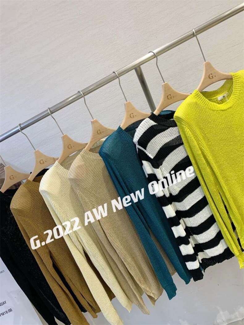 新款针织上衣均码现货颜色齐，其它，G