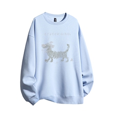 得物供货、复合重磅420克现货圆领卫衣宽松HD019-1-HMY279-P35，男装卫衣，电商019-1