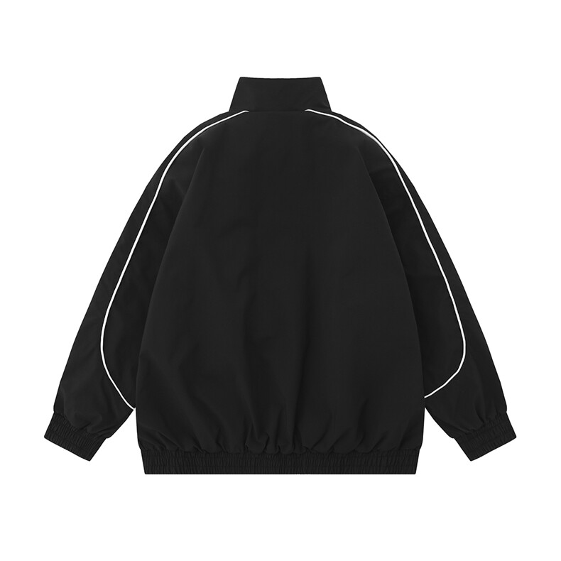 白底23新款秋季时尚百搭高品质防水夹克立领外套F341P65控88,男装夹克,电商A247-1