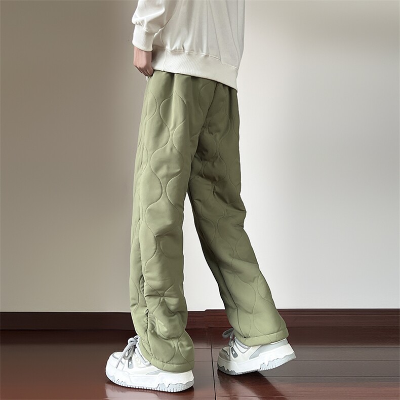 冬装葫芦纹绗线户外防水加绒保暖休闲裤JR1014特P45,男装休闲裤,电商C323