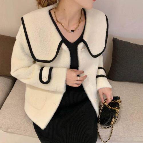 设计师款皮毛一体外套??，女装，奥瑾