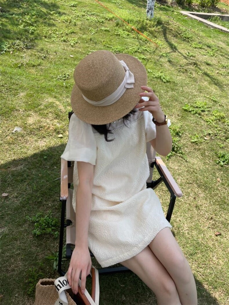 重工珍珠连衣裙，女装连衣裙，唯品