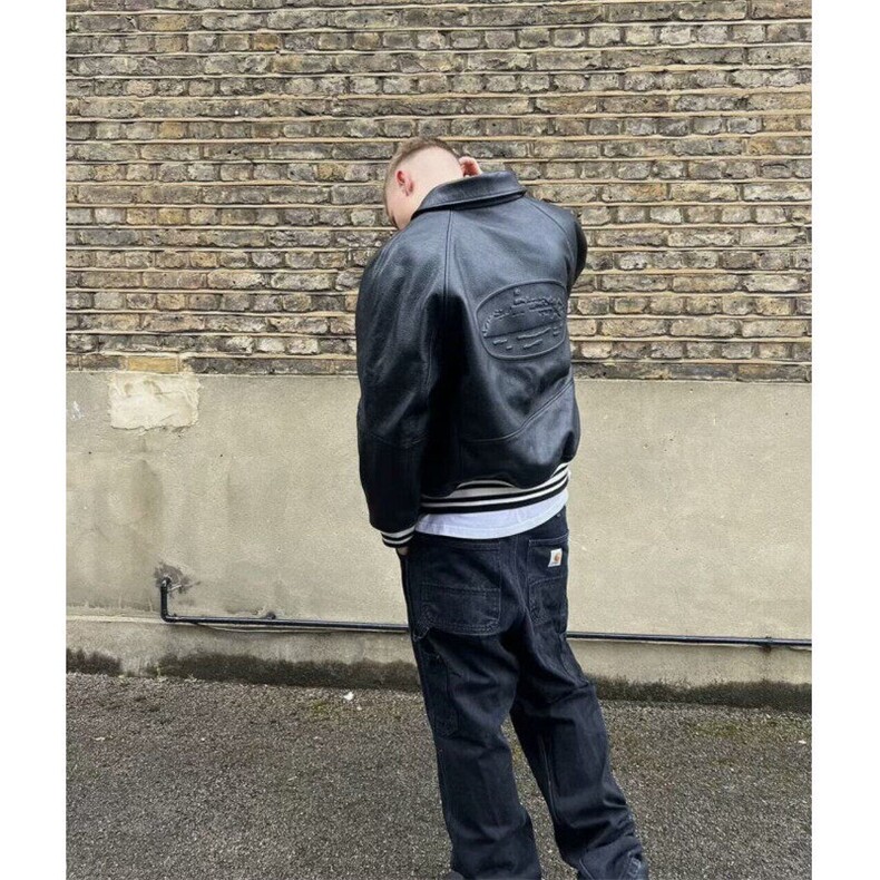 W9436-P88网图现货美式街头复古皮衣新款百搭机车夹克潮流外套,男装皮衣,星座1608-2